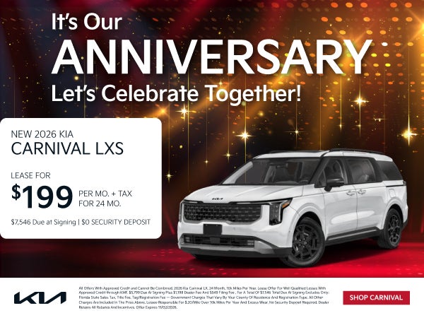 NEW 2026 KIA CARNIVAL LXS